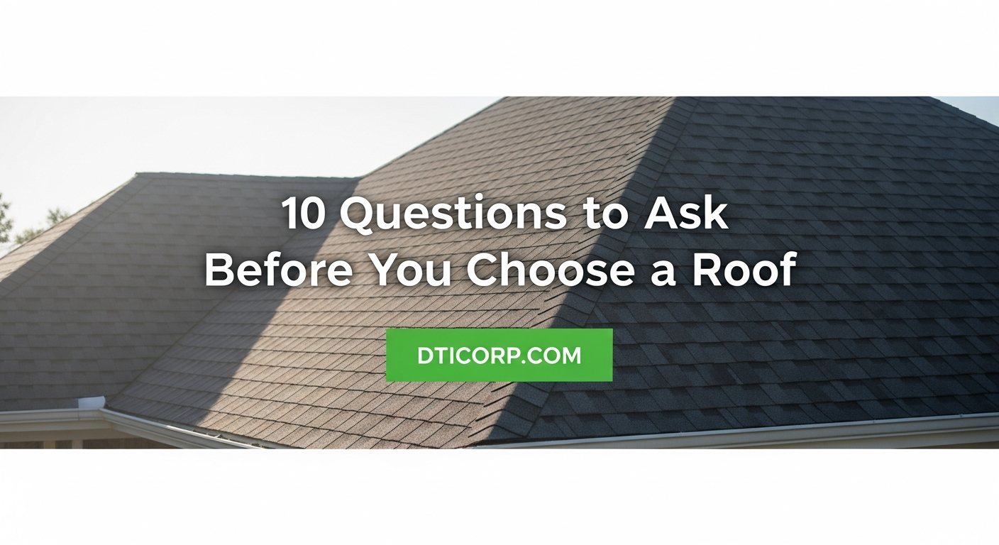 10 Questions to Ask Before You Choose a Roof