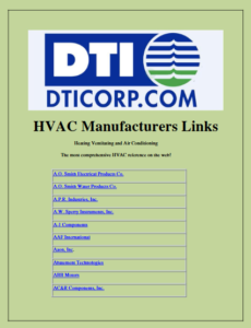 HVAC Manufacturers Links