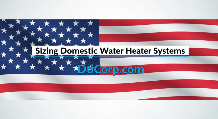 Sizing Domestic Water Heater Systems