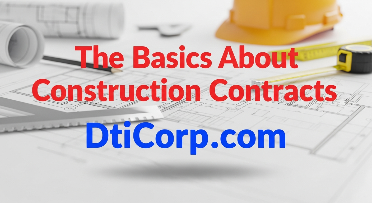 The Basics About Construction Contracts